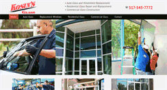 Desktop Screenshot of kosinsglass.com